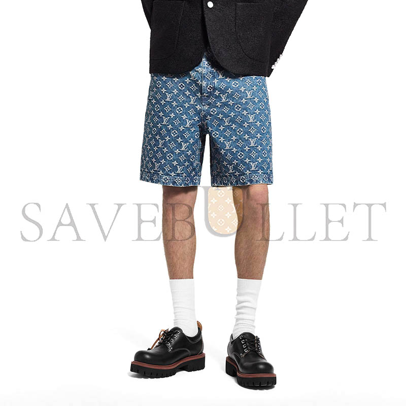 LOUIS VUITTON MONOGRAM DENIM SHORTS 1AJBJP